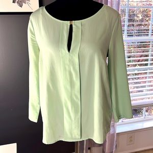 Mint Green Chiffon Blouse - H&M - Size 10